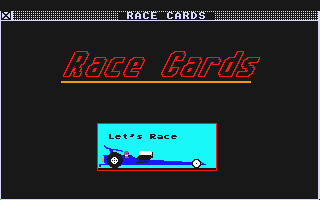 Race Cards